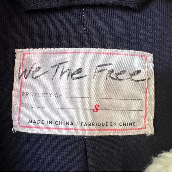 FREE PEOPLE | Cream embroidered long teddy turtleneck fall winter sweate… - Picture 16 of 16